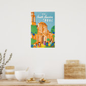 Zuid-Amerika Poster BOAC Reis Kunst Zuid-Amerika (Keuken)