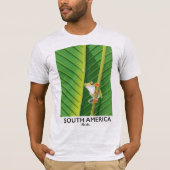 Zuid-Amerika poster van de visvakantie T-shirt (Voorkant)