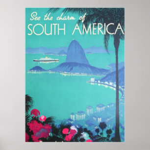 Zuid-Amerika print bekijken