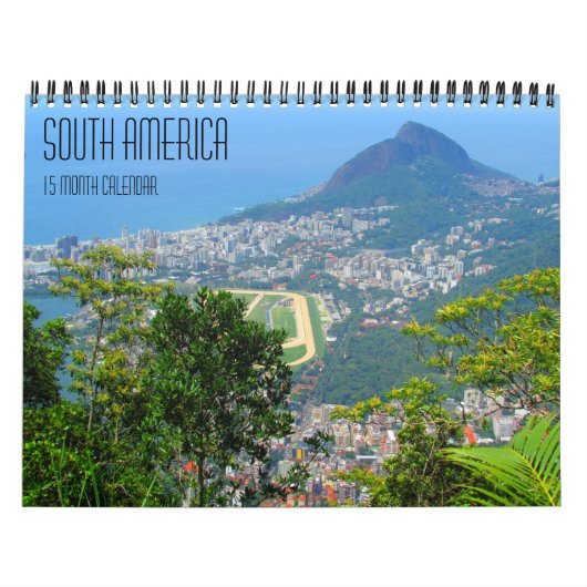 zuid-amerika reizen 15 maanden kalender (Hoes)