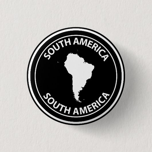 Zuid-Amerika Ronde Button 3,2 Cm (Voorkant)
