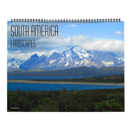 Zuid-Amerika Vistas 2025 (met locaties) Groot Kalender (Hoes)