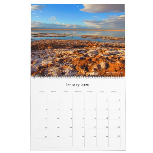 Zuid-Amerika Vistas 2025 (met locaties) Groot Kalender (Jan 2026)