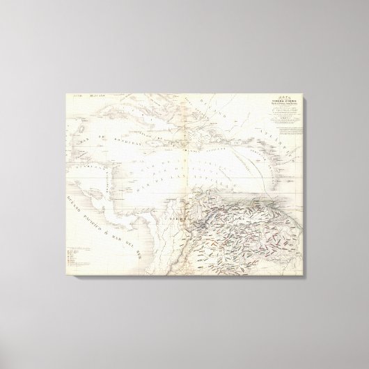 Zuid-Amerika, West-Indië Canvas Afdruk (Voorkant)