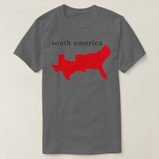 Zuid-Amerika Zuid Verenigde Staten T-shirt (Design voorkant)