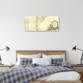 Zuid-Amerika Zuidelijke Sectie Canvas Afdruk (Insitu (Slaapkamer))