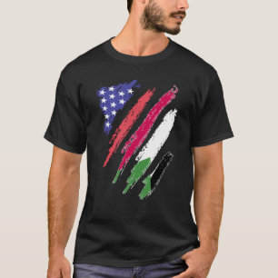 Zuid-Amerikaans patriot kweekvijlstapes T-shirt