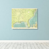 Zuid-Amerikaanse Atlantische havens Canvas Afdruk (Insitu (Houten vloer))