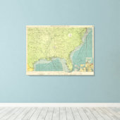 Zuid-Amerikaanse Atlantische havens Canvas Afdruk (Insitu (Houten vloer))