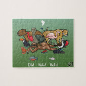 Zuid-Amerikaanse dieren - Jigzaag Puzzle Legpuzzel (Horizontaal)