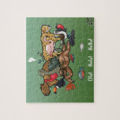 Zuid-Amerikaanse dieren - Jigzaag Puzzle Legpuzzel (Verticaal)