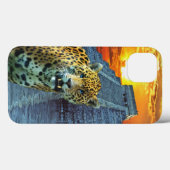 Zuid-Amerikaanse jaguar op Chichen Itza Case-Mate iPhone Case (Achterkant (horizontaal))