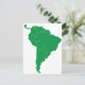 Zuid-Amerikaanse kaart (Staand voorkant)