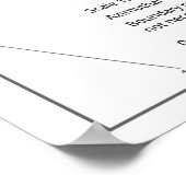 Zuid-Amerikaanse kaart Poster (Hoek)