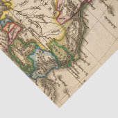 Zuid-Amerikaanse kaart Tissuepapier (Detail)