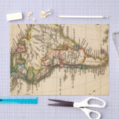 Zuid-Amerikaanse kaart Tissuepapier (Craft)