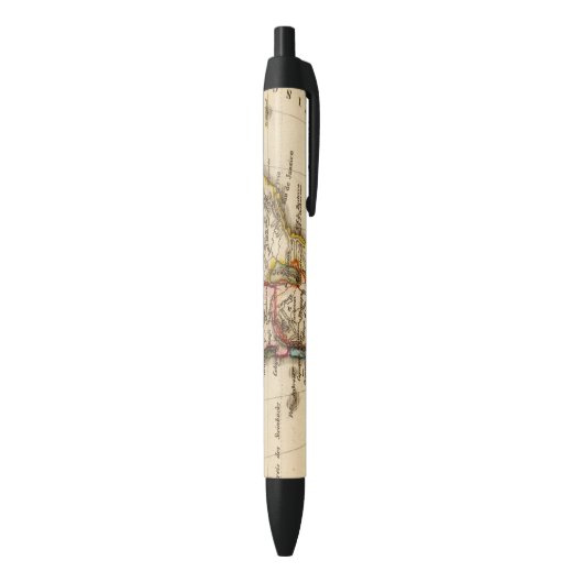 Zuid-Amerikaanse kaart Zwarte Inkt Pen (Achterkant (Verticaal))
