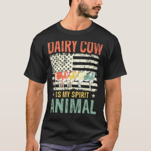 Zuid-Amerikaanse koe is mijn spirituele dier vinta T-shirt