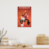 Zuid-Amerikaanse Kunst Zuid-Amerikaanse Vrouwen Pr Poster (Keuken)