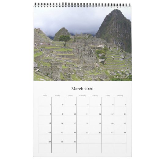 zuid - amerikaanse landschappen ( met vestigingen kalender (Mar 2026)