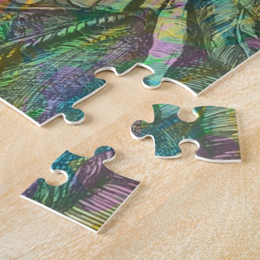 Zuid-Amerikaanse standaard Amerikaanse clipart kle Legpuzzel (Zijkant)