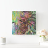 Zuid-Amerikaanse standaard Amerikaanse clipart kle Vierkante Klok (Huis)