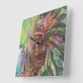 Zuid-Amerikaanse standaard Amerikaanse clipart kle Vierkante Klok (Hoek)