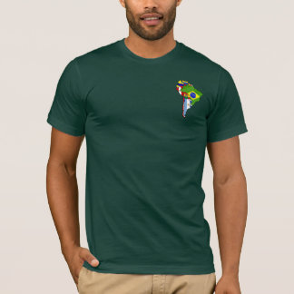Zuid-amerikaanse vlaggen 2014 - Kaart Zuid-Amerika T-shirt
