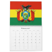 zuid - amerikaanse vlaggen kalender (Feb 2027)