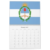 zuid - amerikaanse vlaggen kalender (Jan 2027)