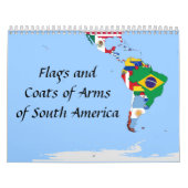 zuid - amerikaanse vlaggen kalender (Hoes)