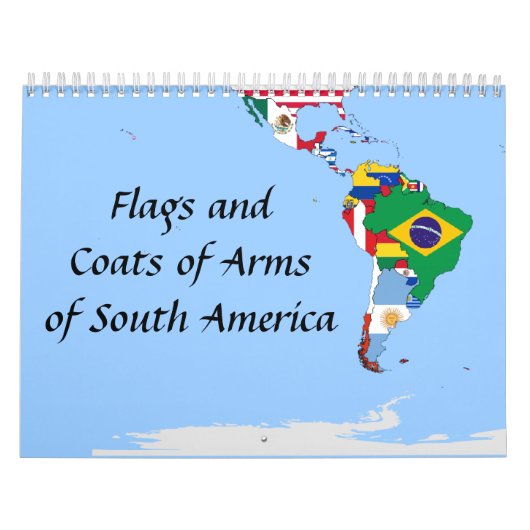 zuid - amerikaanse vlaggen kalender (Hoes)