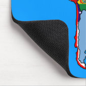 Zuid-Amerikaanse vlaggen van de kaart van Zuid-Ame Muismat (Hoek)