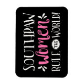 Zuid-Amerikaanse vrouwen regelen de Kaart van de w Magneet (Verticaal)