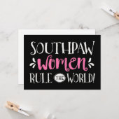 Zuid-Amerikaanse vrouwen regelen de wereld Kaart (Voorkant / Achterkant in situ)