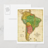 Zuid-AmerikaPanoramische KaartZuid-Amerika Briefkaart (Voorkant / Achterkant)