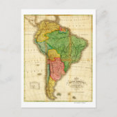 Zuid-AmerikaPanoramische KaartZuid-Amerika Briefkaart (Voorkant)