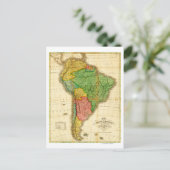 Zuid-AmerikaPanoramische KaartZuid-Amerika Briefkaart (Staand voorkant)