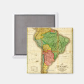 Zuid-AmerikaPanoramische KaartZuid-Amerika Magneet (Voorkant / Achterkant)