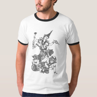 ZUID-ASIAN ART GOD FIGHTING T-SHIRT