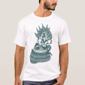 ZUID-ASIAN ART GOD SNAKE T-SHIRT (Voorkant)