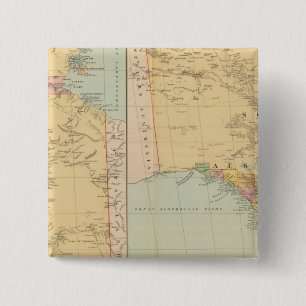 Zuid-Australië 2 Vierkante Button 5,1 Cm