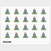 Zuid-australië, Australië Ronde Sticker (Vel)
