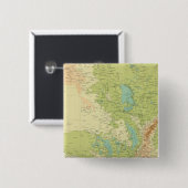 Zuid-Australië Vierkante Button 5,1 Cm (Voorkant /achterkant)