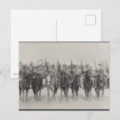 Zuid-Australische gemonteerde geweren Briefkaart (Voorkant / Achterkant)