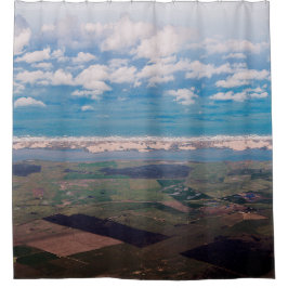 Zuid-Australische kustlijn Douchegordijn