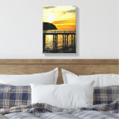 Zuid-Australische muurkunst canvasprint Canvas Afdruk (Insitu (Slaapkamer))
