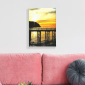Zuid-Australische muurkunst canvasprint Canvas Afdruk (Insitu (Woonkamer))