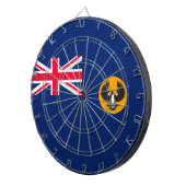 Zuid-Australische vlag (Australische staat) (SA) Dartbord (Voorkant Rechts)