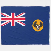 Zuid-Australische vlag (Australische staat) (SA) Fleece Deken (Voorkant (Horizontaal))